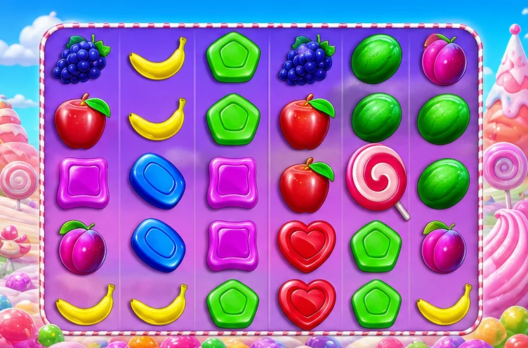 Sweet Bonanza meyve ve şeker sembolleri